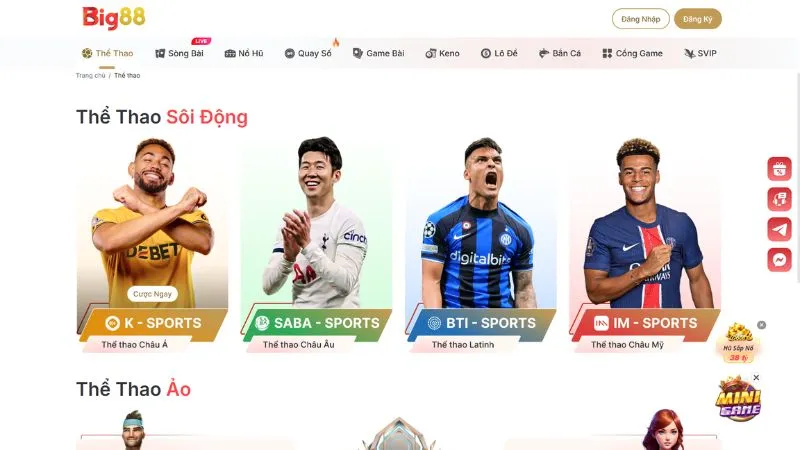 Các đặc điểm nổi bật của Big88 Các đặc điểm nổi bật của Big88